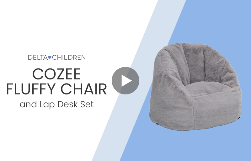 Cozee+fluffy+chair+lap+desk+set+ +mobile