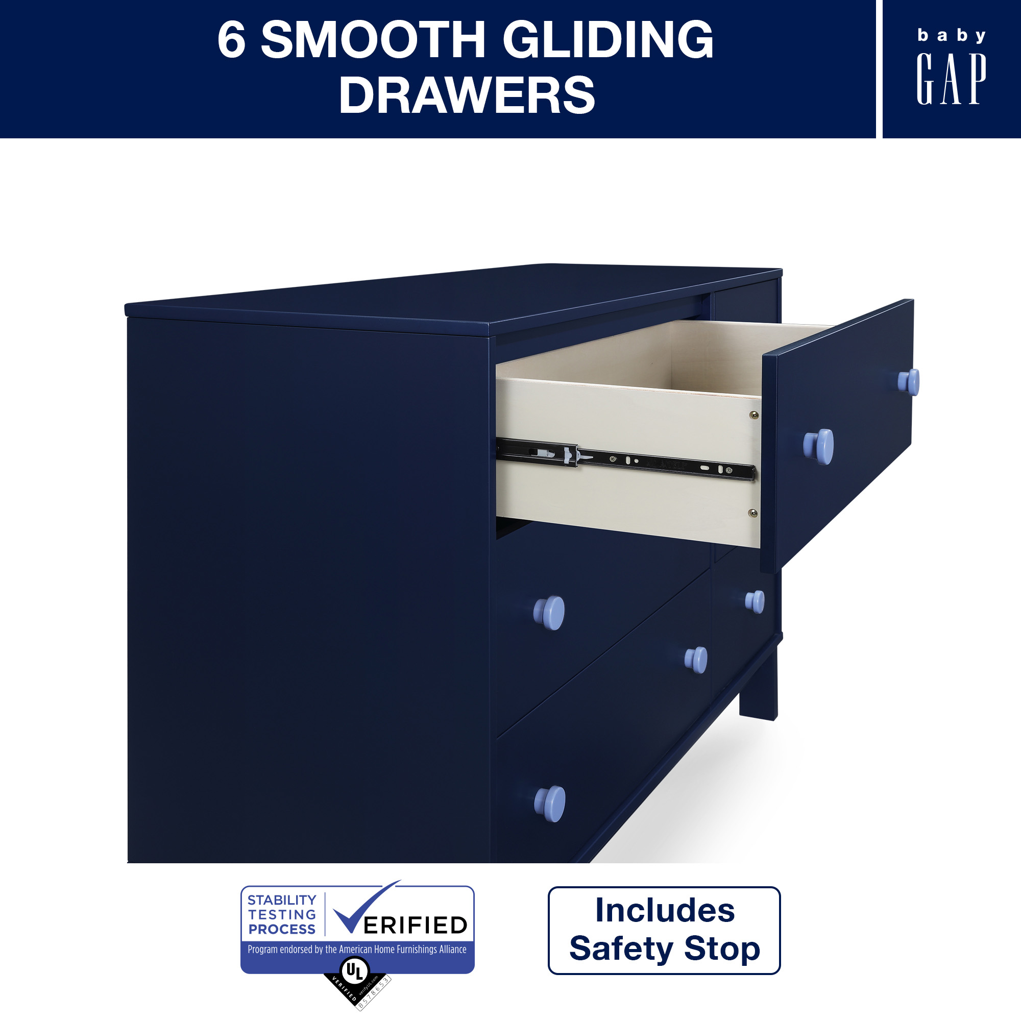 W173460 1476 legacy 6 drawer dresser navy light blue callout 04