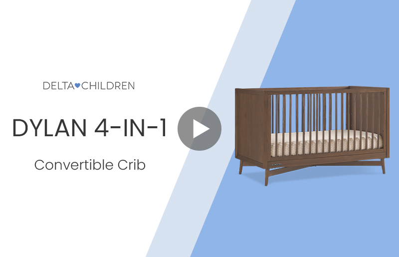 Dylan+4 in 1+crib+mobile