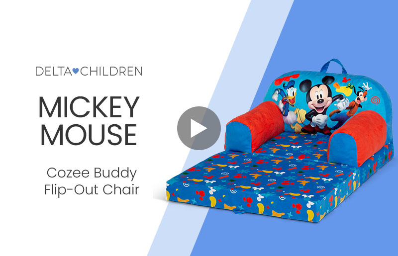 Fc85801mm 1055+mickey+mouse+cozee+buddy+flip out+chair+video thumbnailmobile