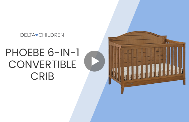 Phoebe+6 in 1+convertible+crib mobile