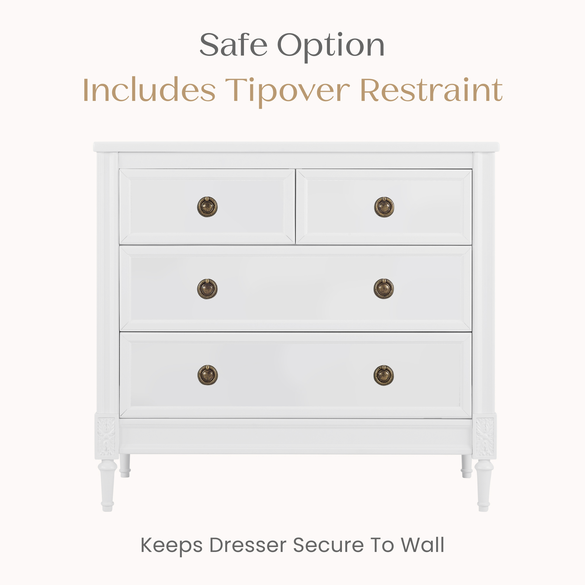 W134441 130 heritage 4drawer dresser bianca white callout 104