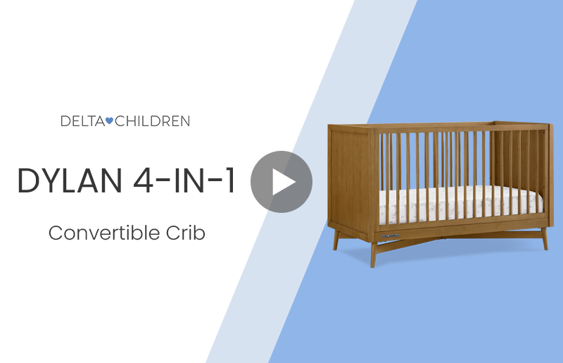 Dylan+4 in 1+crib+mobile