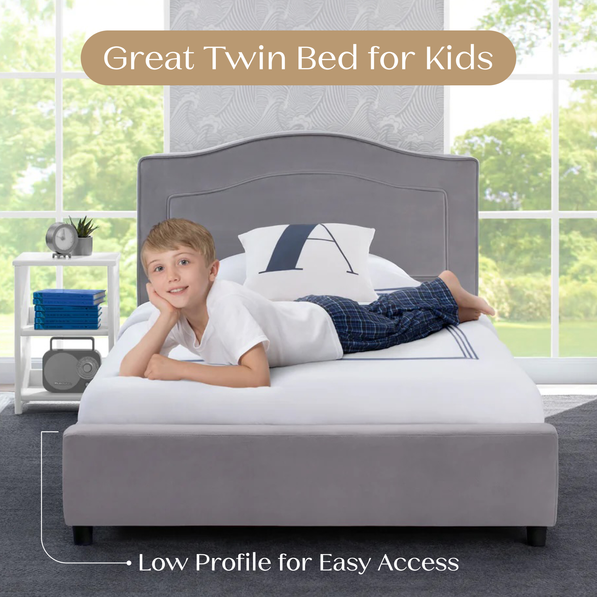 Bb81486gn 2094 +upholstered twin bed callout 102
