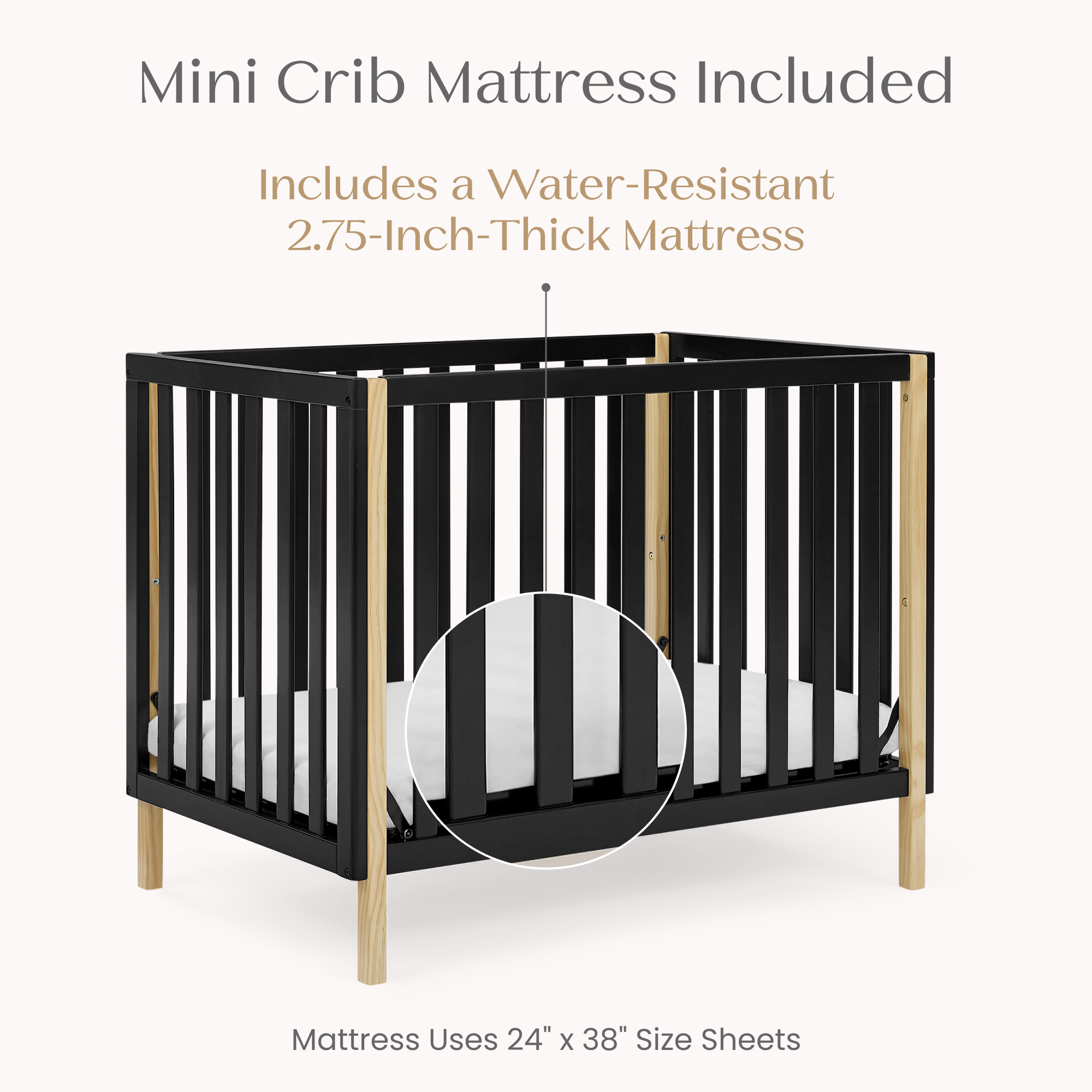 W541550 1482 gio mini crib callout 105