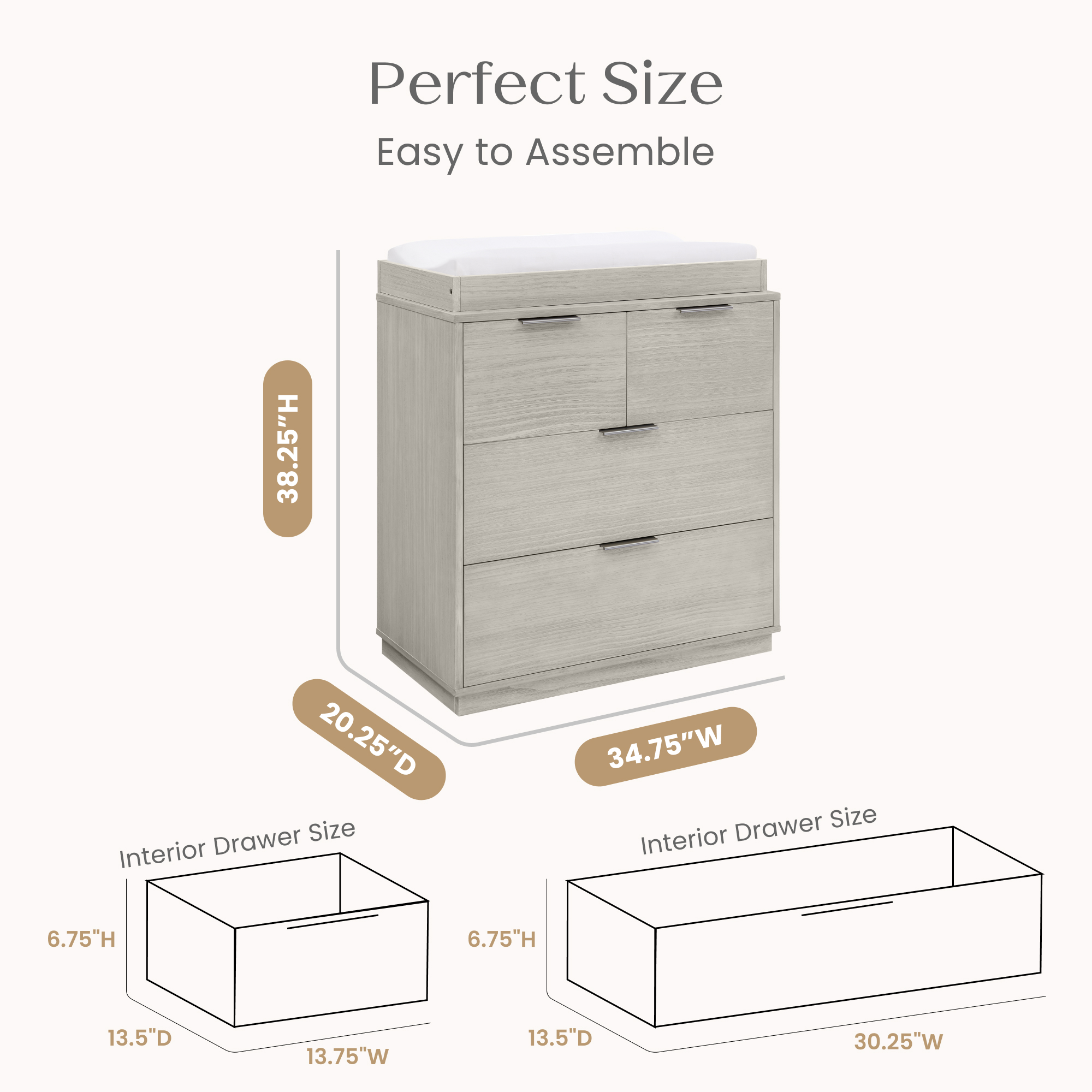 W205040 1373 forever+4+drawer+dresser callout 103