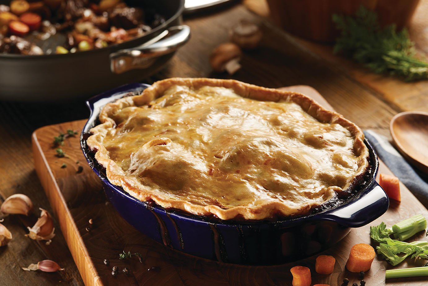 Beef and Mushroom Pot Pie Anolon
