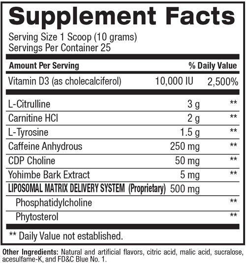 BAM Supplement Facts