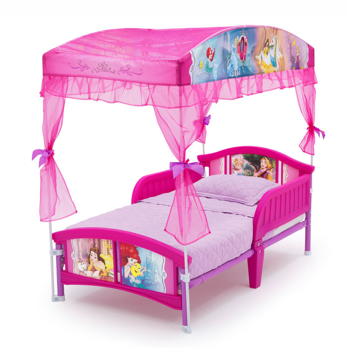 Princess Canopy Toddler Bed - Delta Children