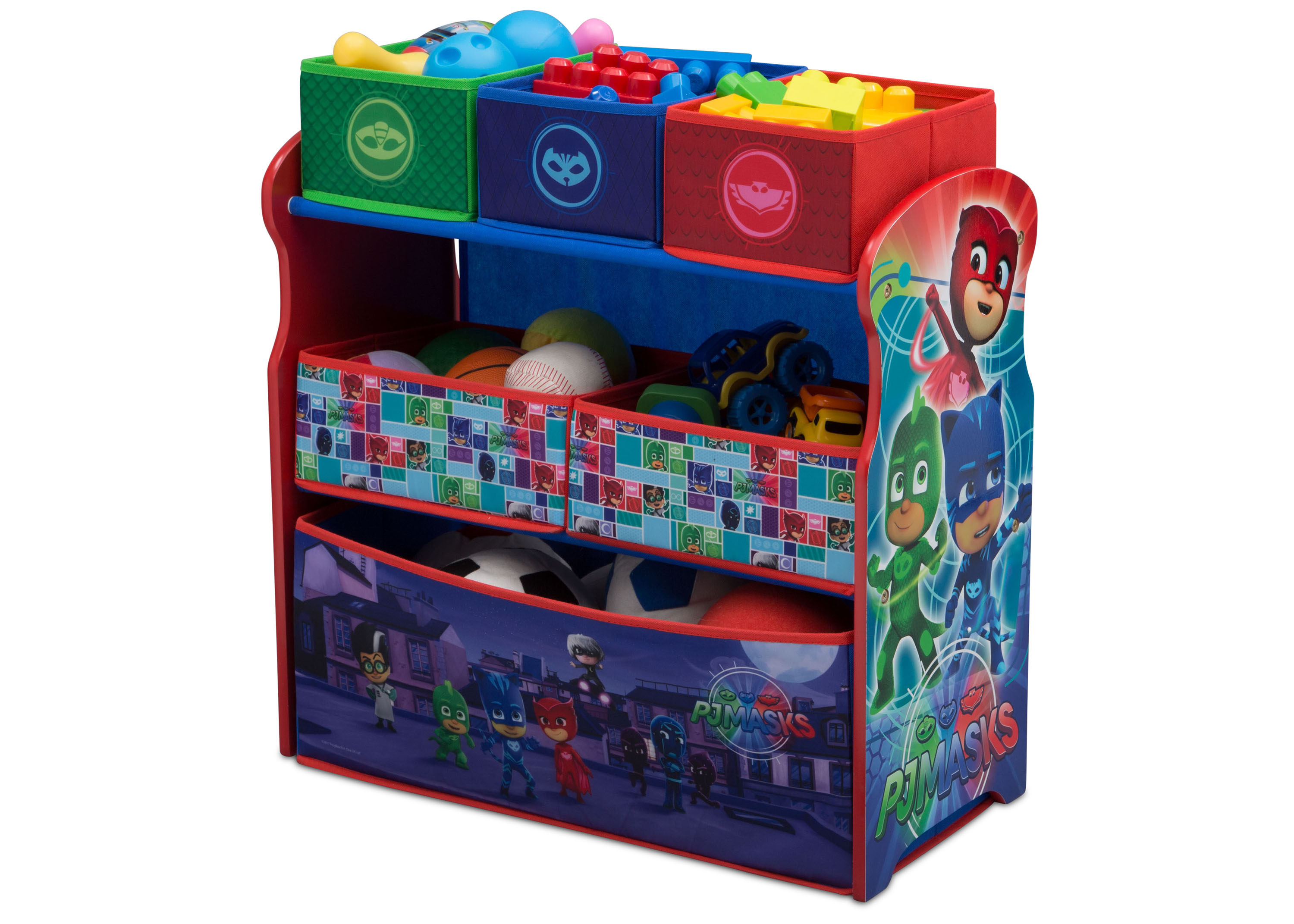 PJ Masks Multi-Bin Toy Organizer - Delta Children