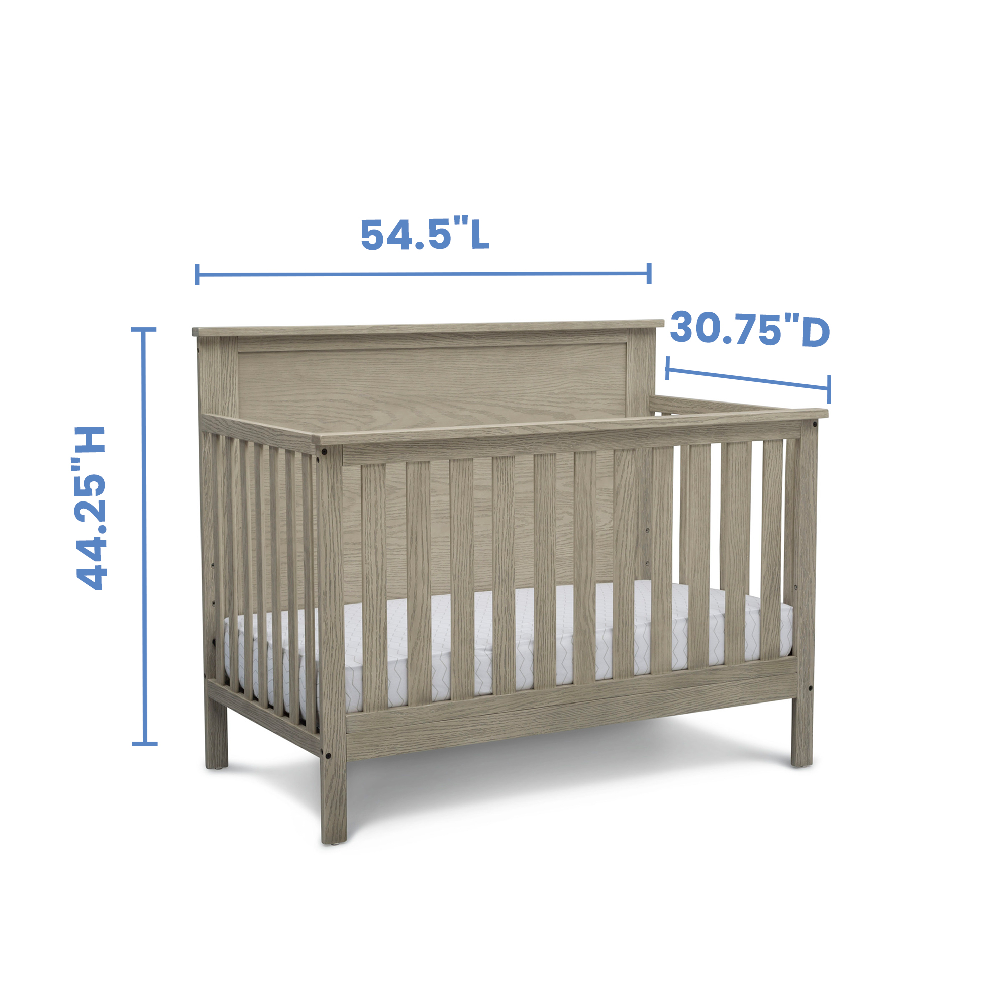 Delta children store middleton crib