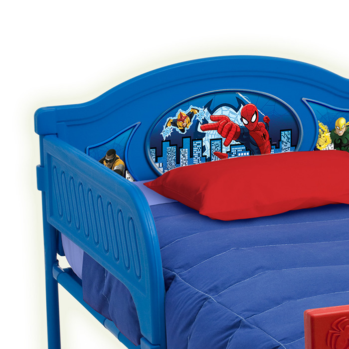 Spider-Man 3D Twin Bed