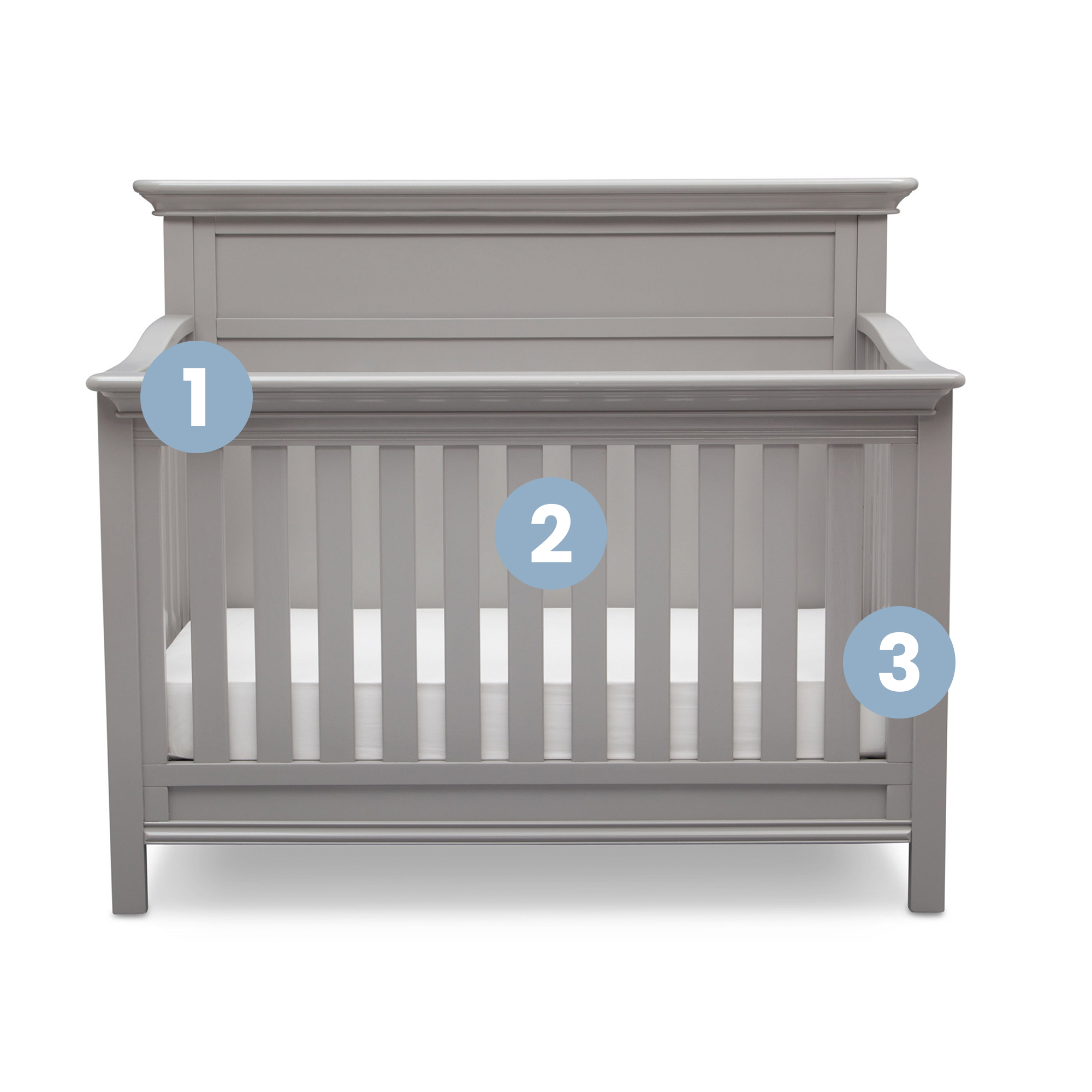 Serta Fairmount 4 in 1 Crib Delta Children