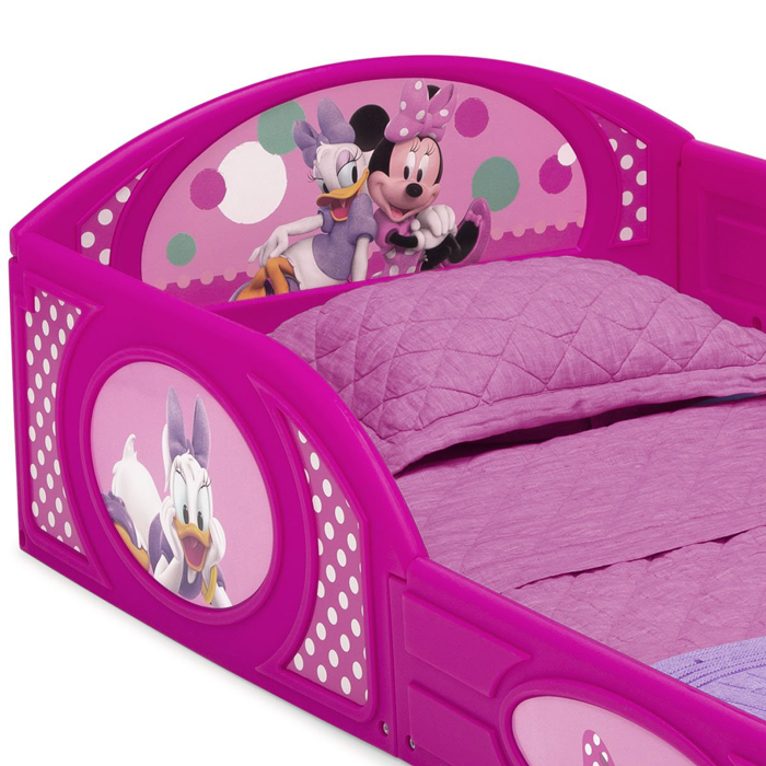 Delta Children Lit voiture simple Disney Minnie Mouse et