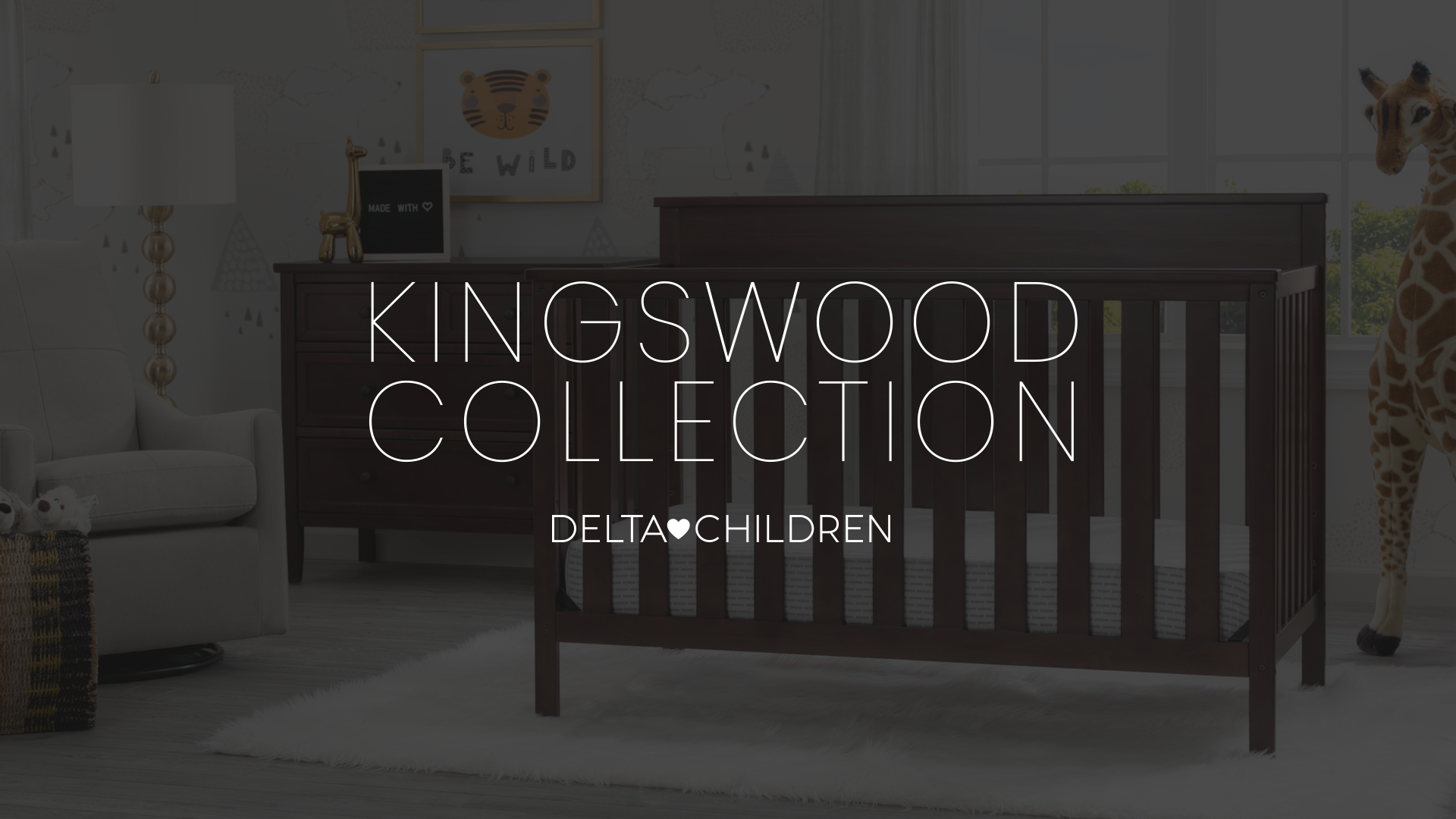 Kingswood 4in1 Convertible Baby Crib Delta Children