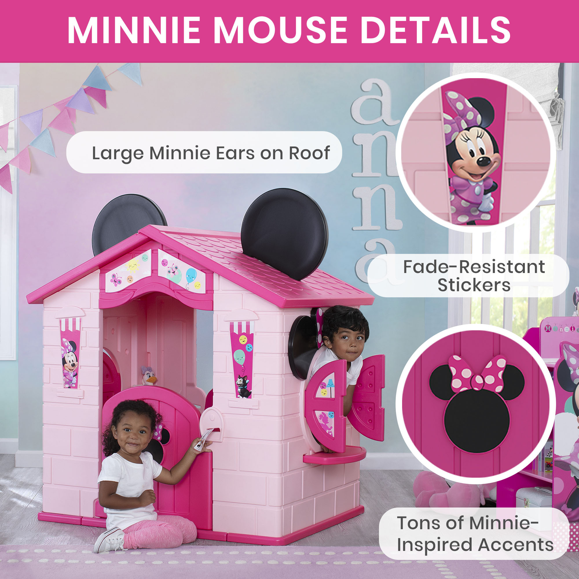 minnie mouse cubby house