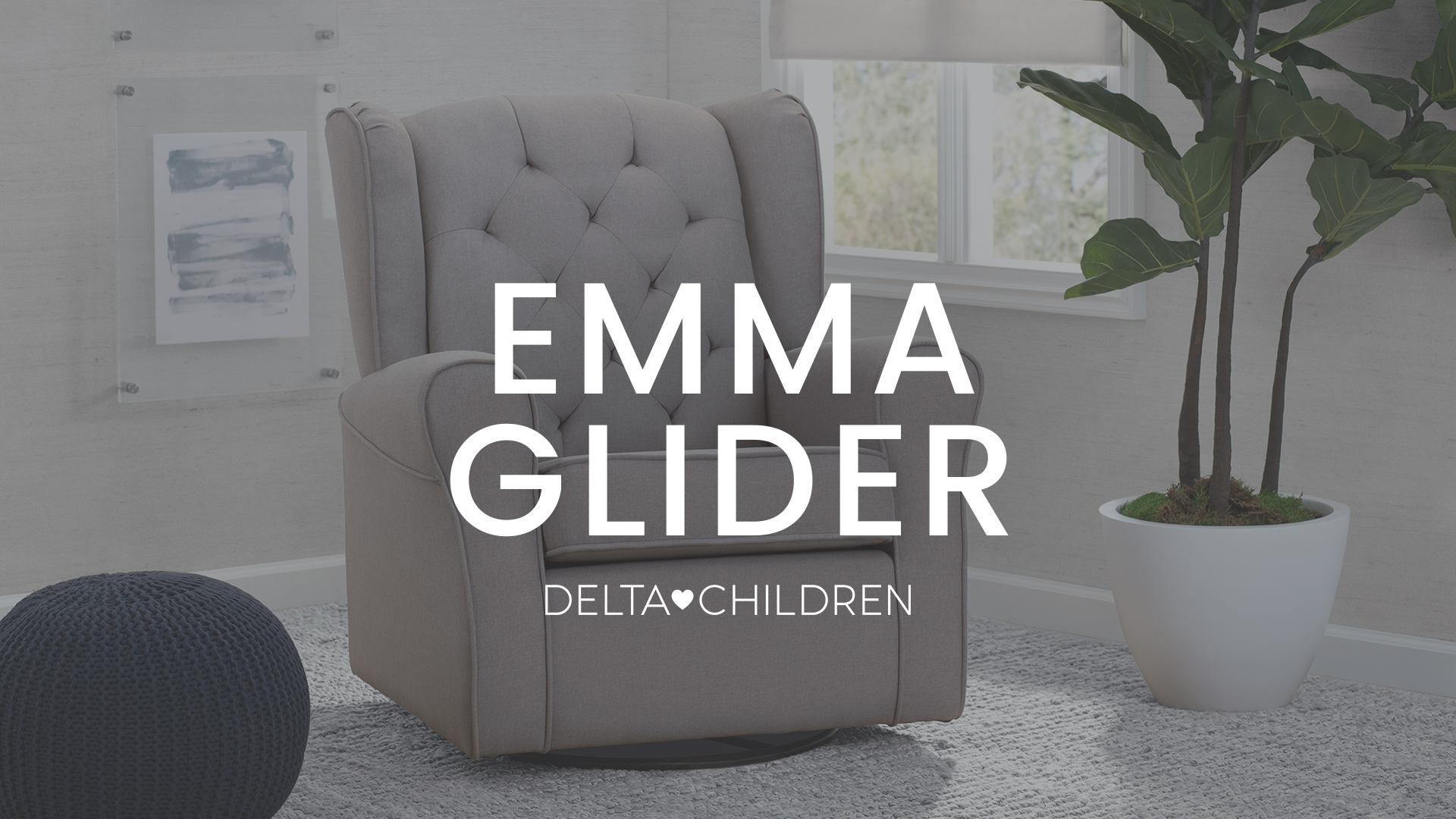 Emma Nursery Glider Swivel Rocker Chair - Delta Children