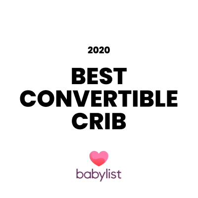 Award badge for Best Convertible Crib 2020
