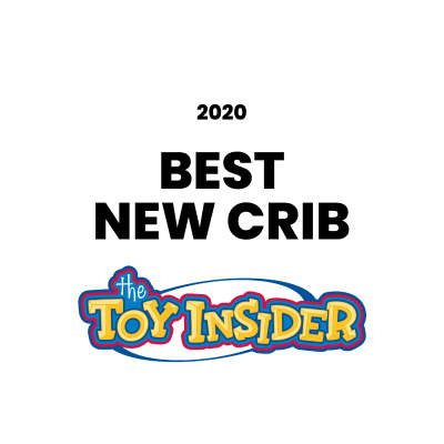 Award badge for Best New Crib 2020