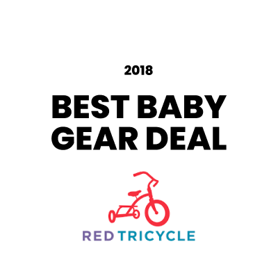 Award badge for Best Baby Gear Deal 2018