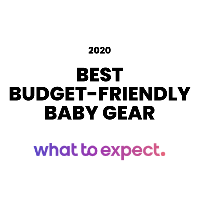 Award badge for Best budget-friendly baby gear 2020