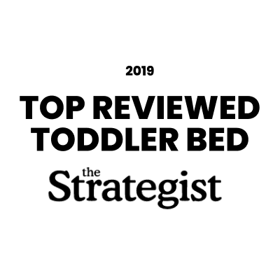 Award badge for Top Reviewed Toddler Bed 2019
