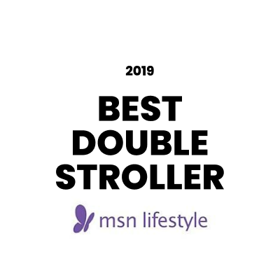 Award badge for Best Double Stroller 2019