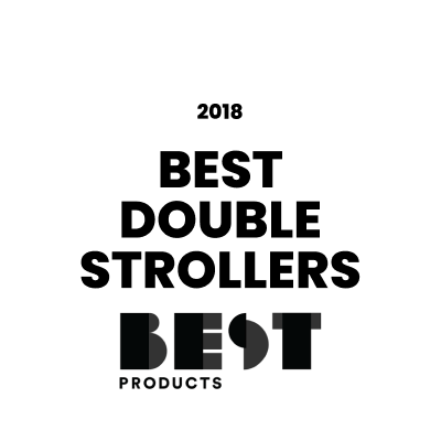 Award badge for Best Double Stroller 2018