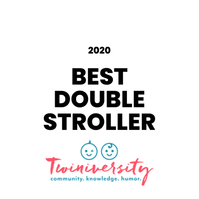 Award badge for Best Double Stroller 2020
