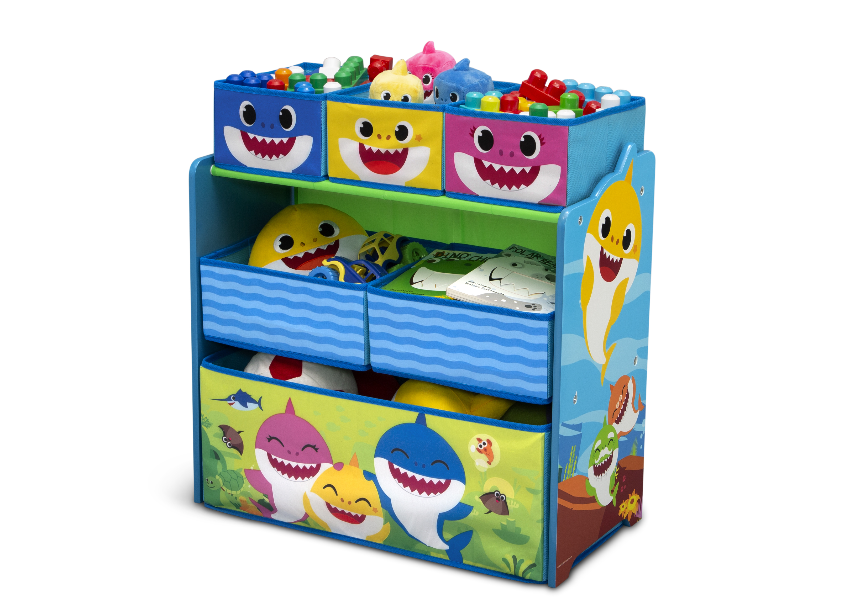 Baby Shark Lunch Box Kit for Kids Includes Plastic Snacks Storage