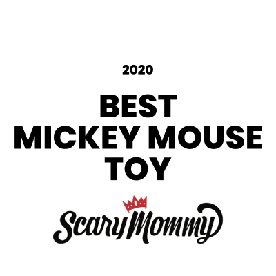 Award badge for Best Mickey Mouse Toy 2020