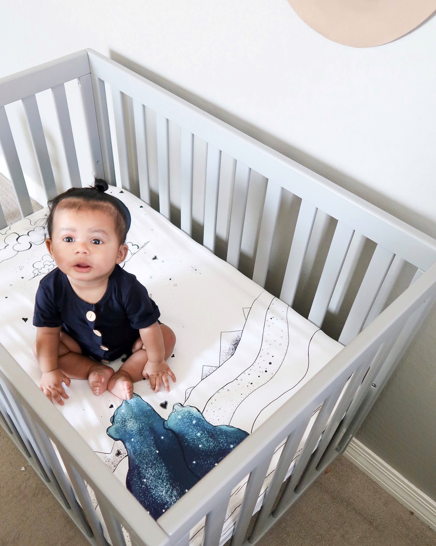 Essex Convertible Mini Baby Crib with 2.75Inch Mattress Delta Children