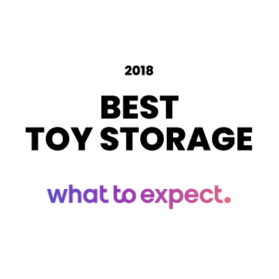 Award badge for Best Toy Storage 2018