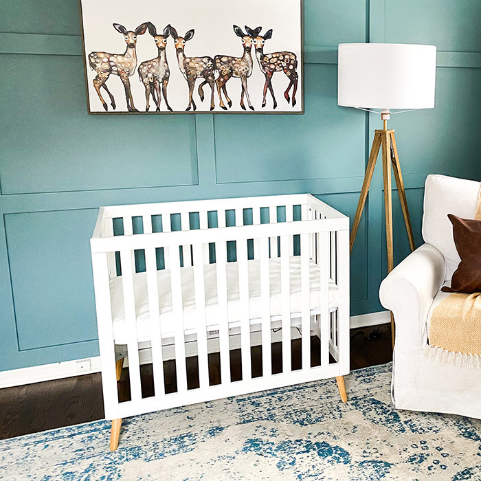 Essex Convertible Mini Baby Crib with 2.75Inch Mattress Delta Children