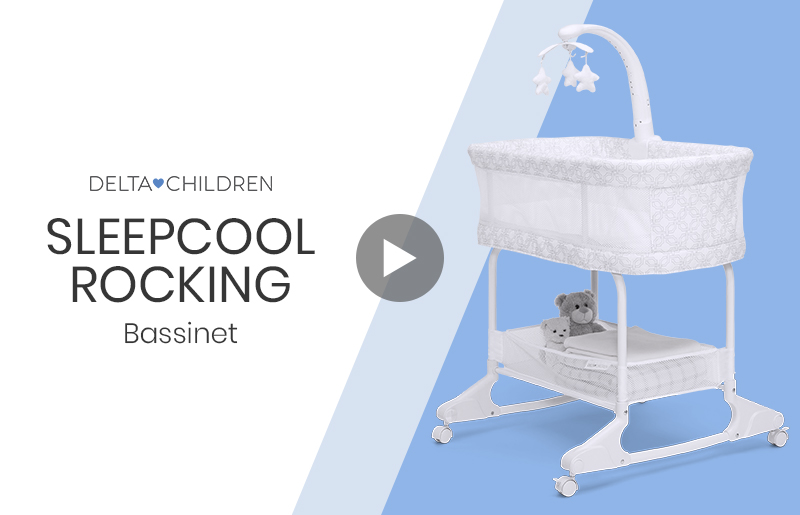 Soothing Sleeper Delta Children Deluxe Newborn Activity Rocking