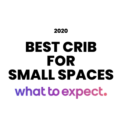 Award badge for Best Crib for Small Spaces 2020
