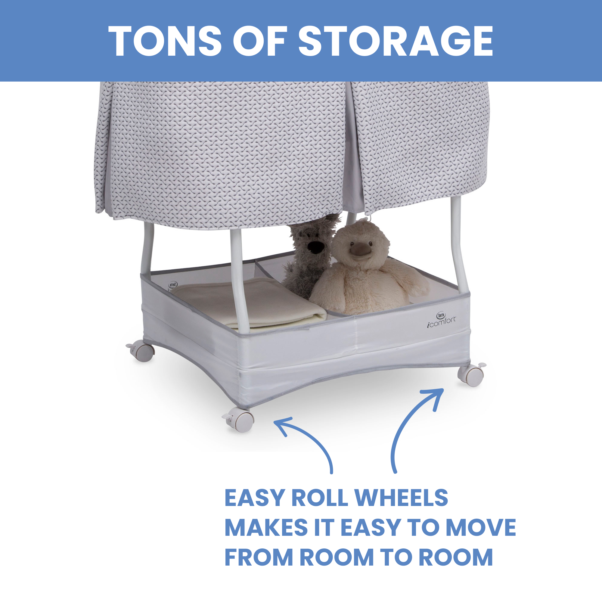 Delta Children Icomfort Travel Bassinet Icomfort Portable Bassinet