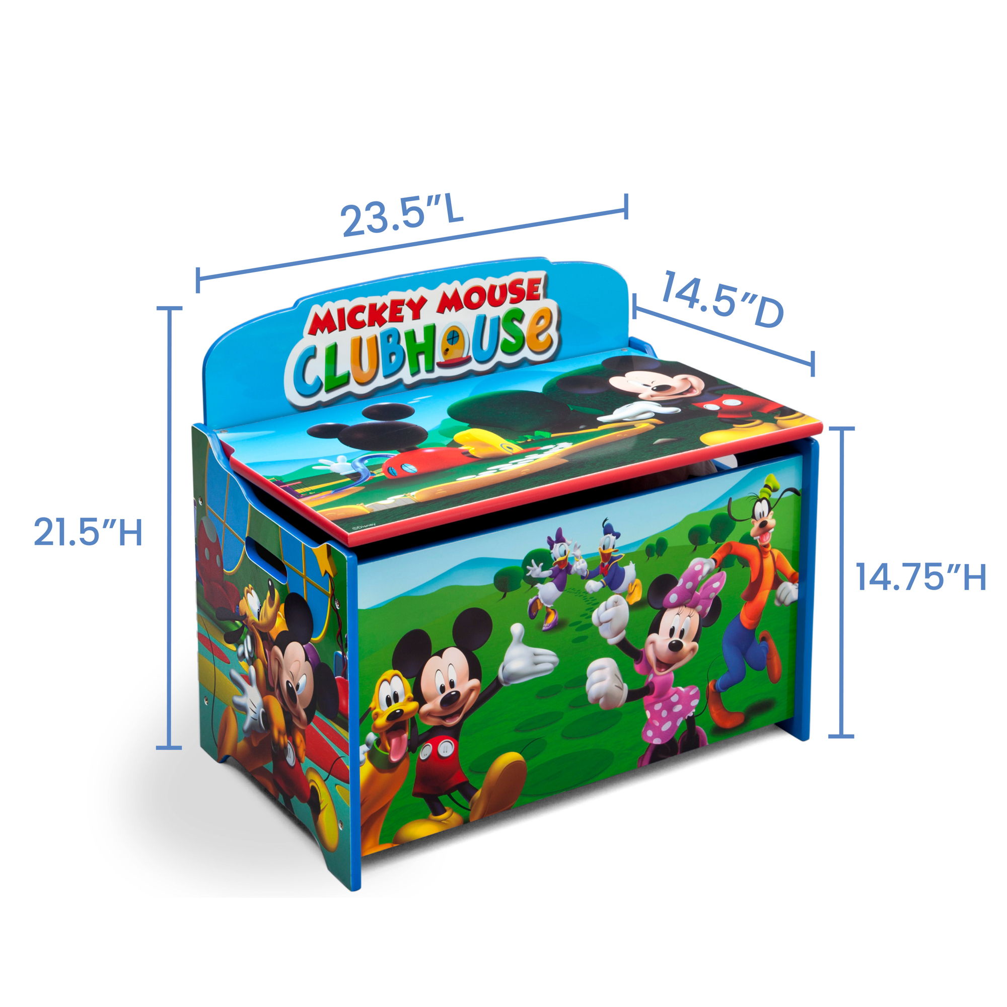 Mickey Mouse Deluxe Toy Box - Delta Children