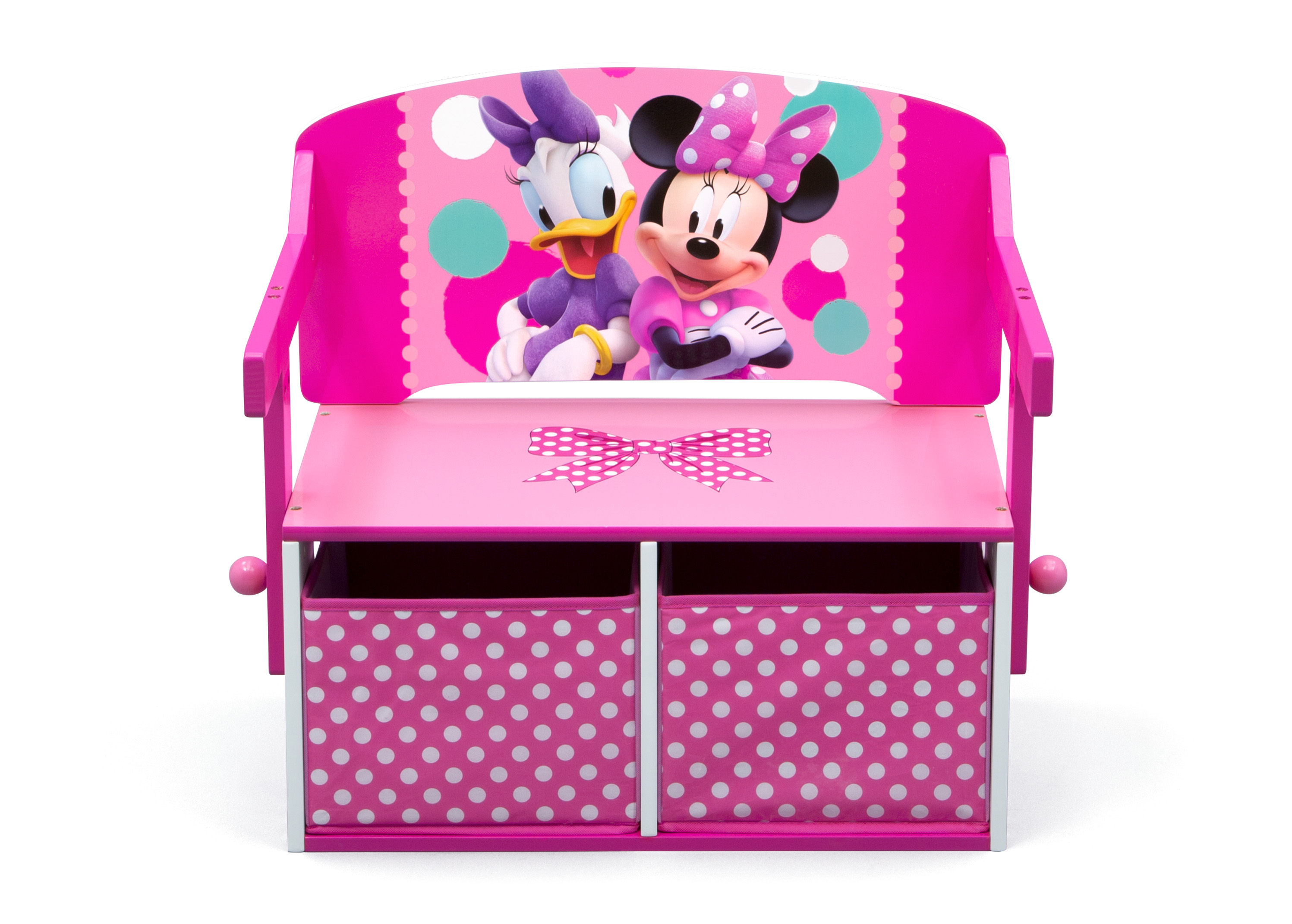 Minnie mouse toy clearance box bench