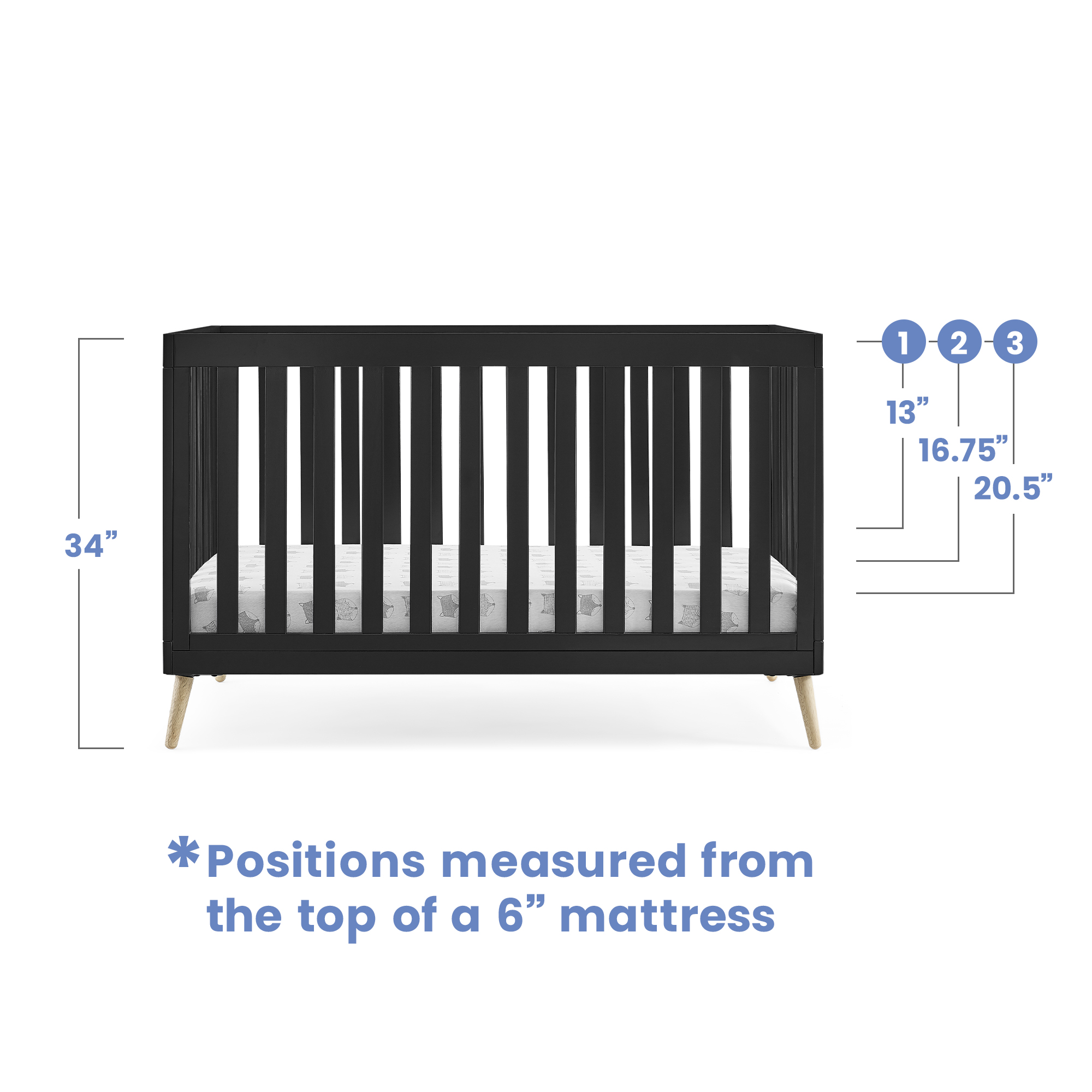 Essex 4in1 Convertible Crib Delta Children