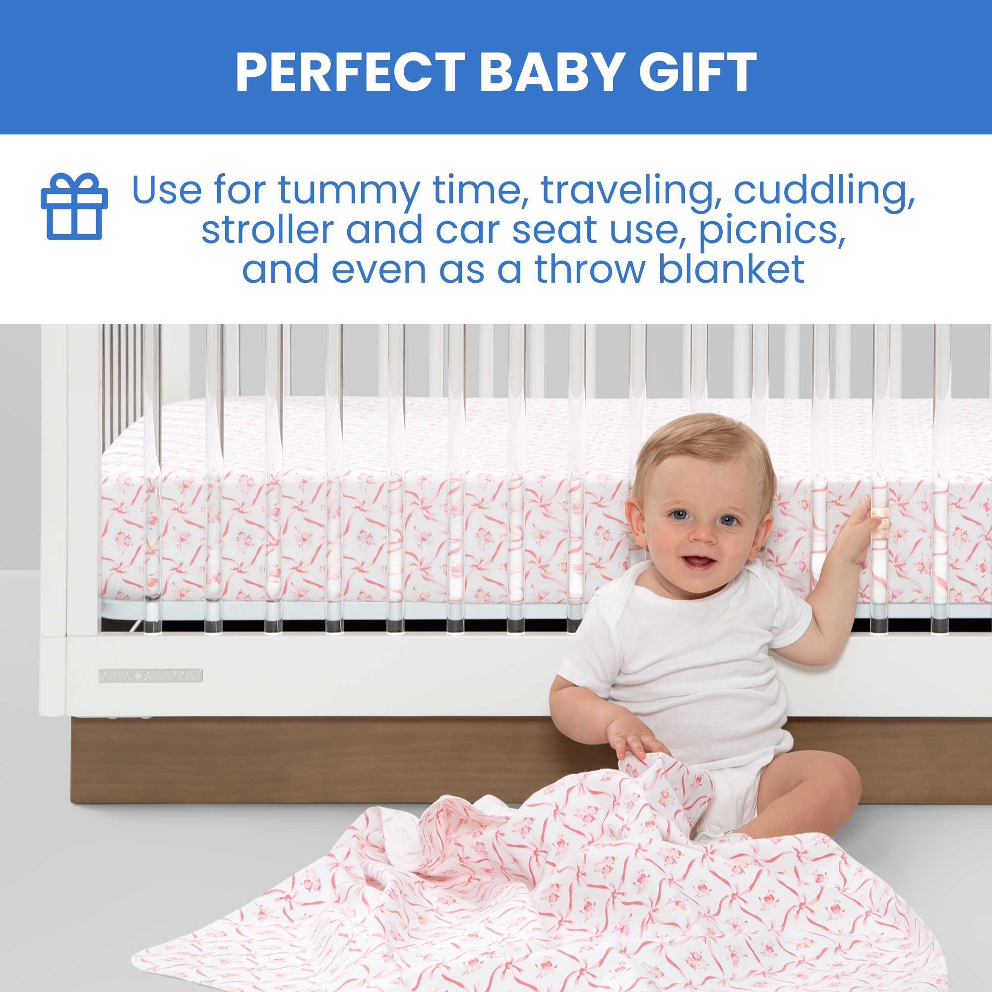 Sa2054+delta+children+fitted+crib+sheets+for+girls+and+boys+ +pink+floral+4