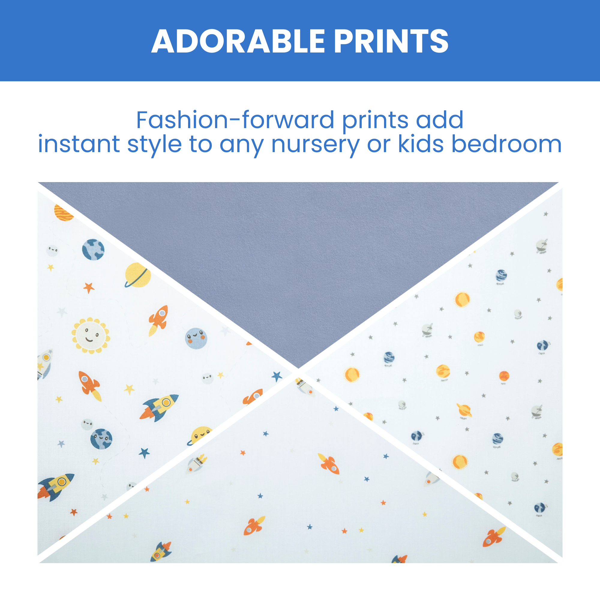 Sa2054+delta+children+fitted+crib+sheets+for+girls+and+boys+ +space+exploration+3