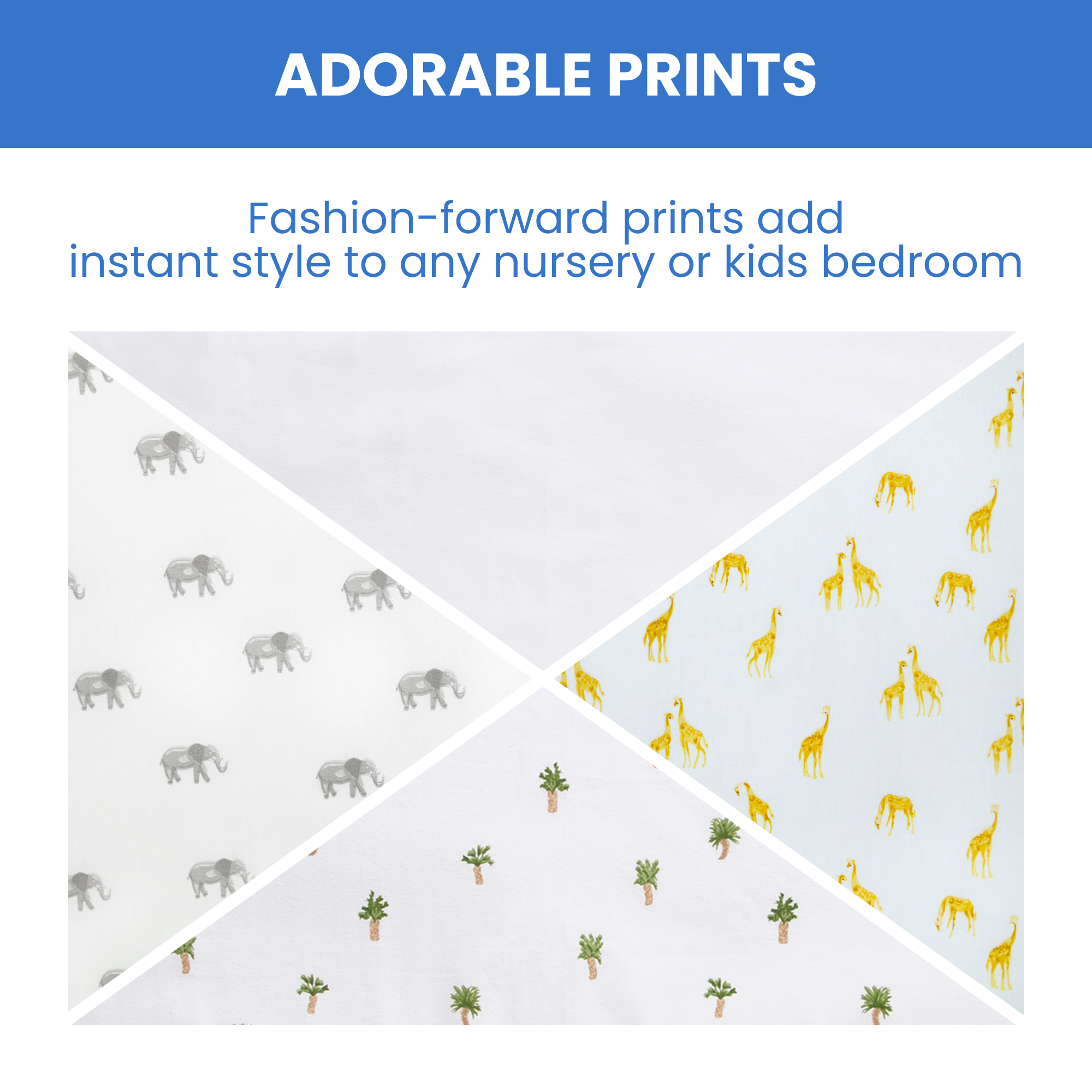 Sa2054+delta+children+fitted+crib+sheets+for+girls+and+boys+ +safari+friends+3