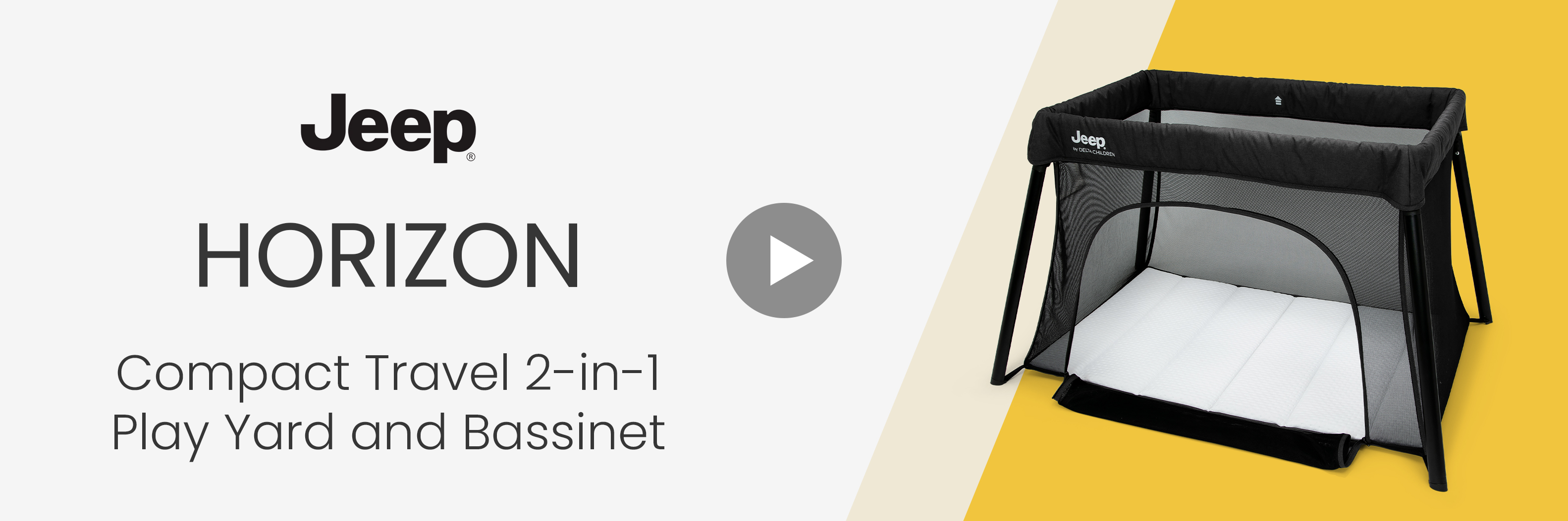 26125+(001,+2463)+jeep+horizon+compact+travel+2 in 1+play+yard+and+bassinet+web