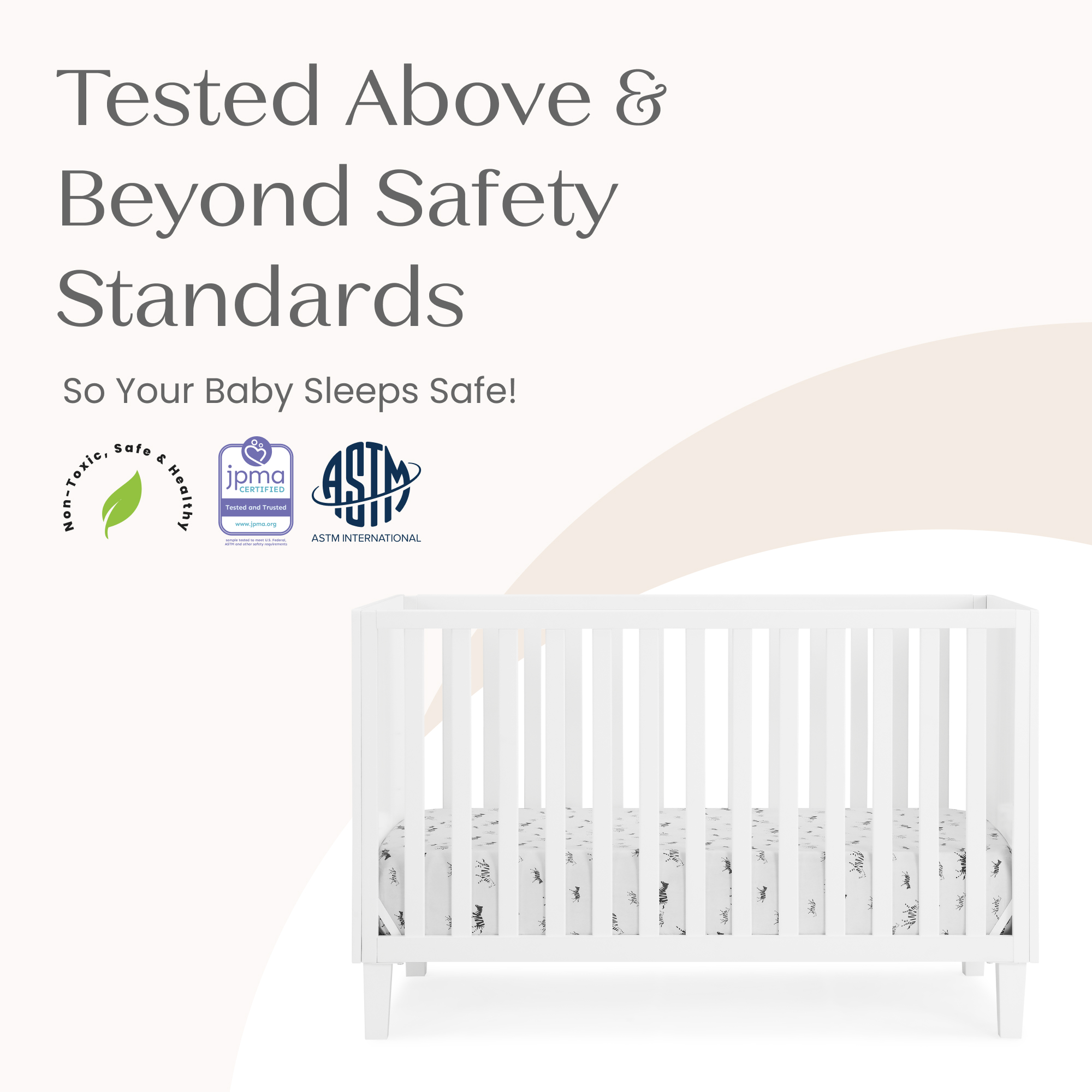 W190130 130 sonny 4in1 crib bianca white callout+5x7 01