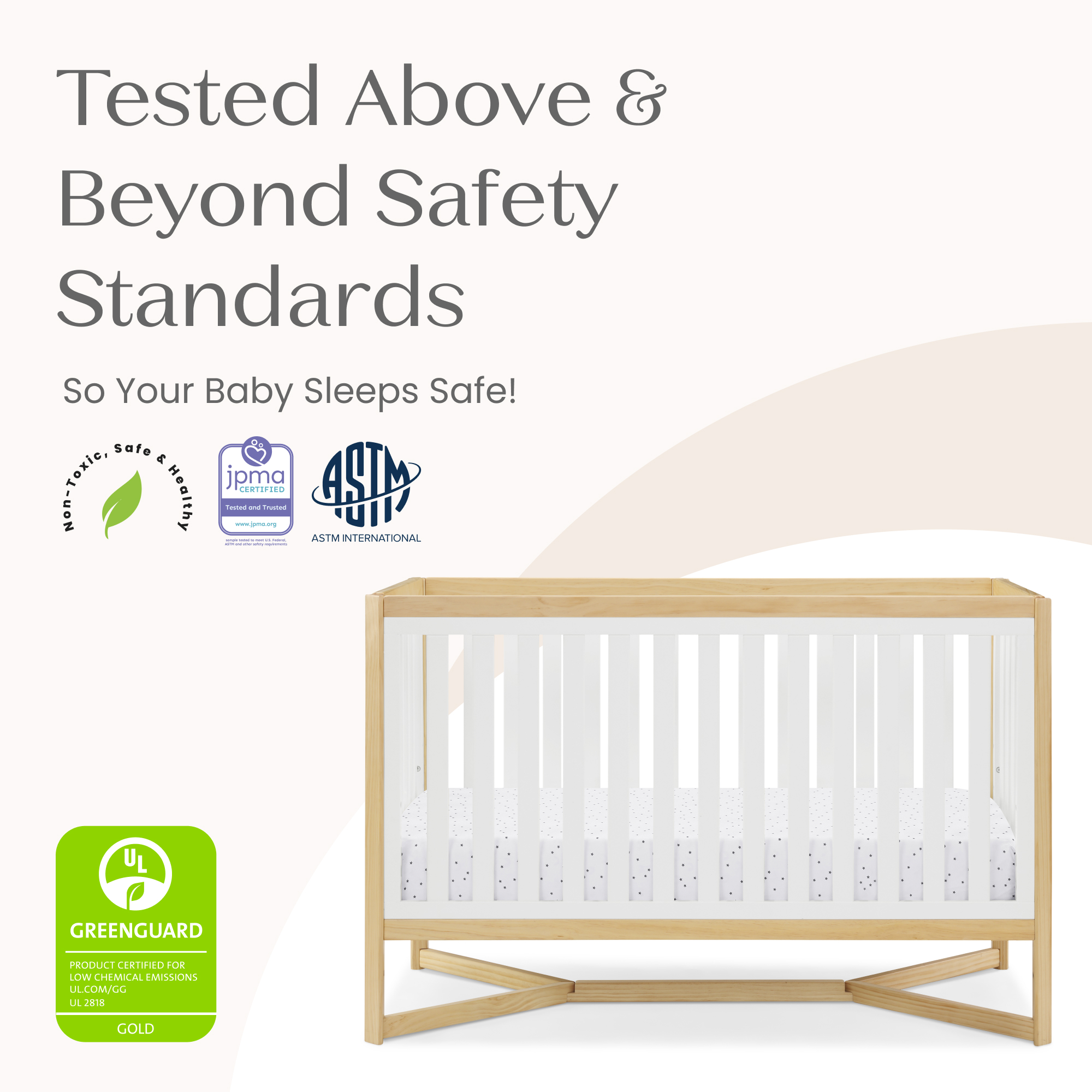 カナヘビ Tribeca 4-in-1 Convertible Crib - Delta Children