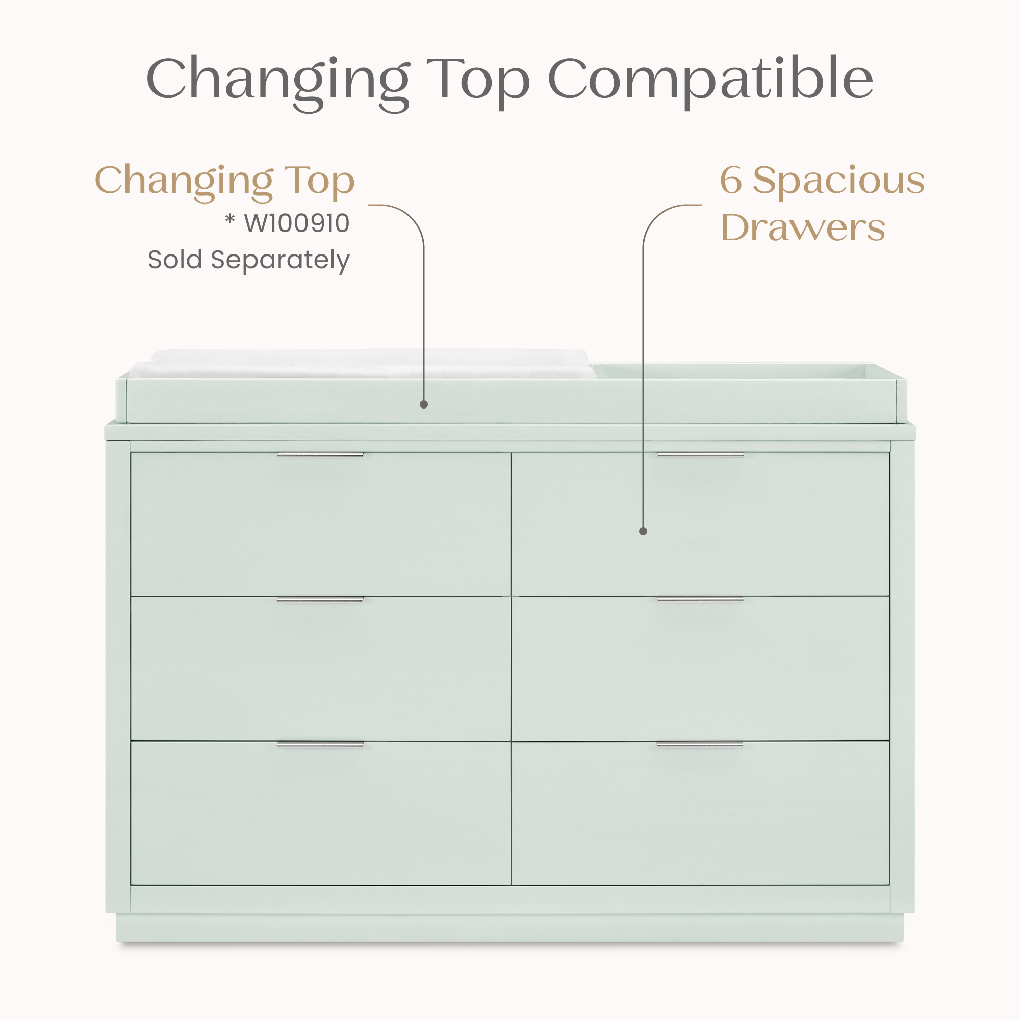 W201460 389 forever 6drawer dresser callout 101