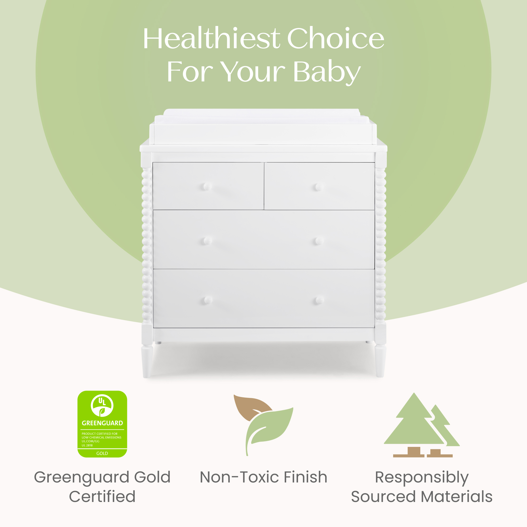 W135440 130 saint 4drawer dresser bianca white callout 102