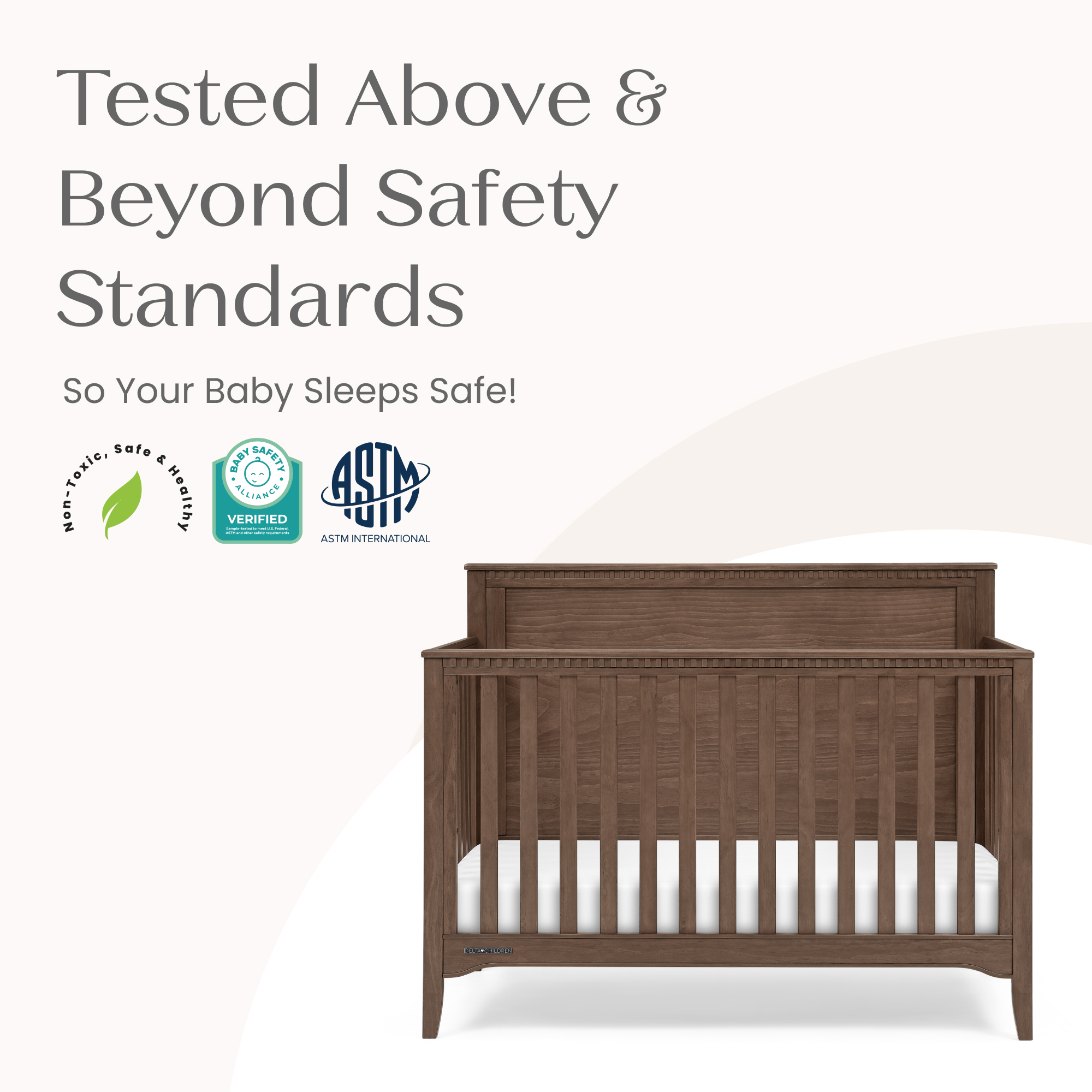 W207650 1526 kendall 6in1 crib teak brown callout 101
