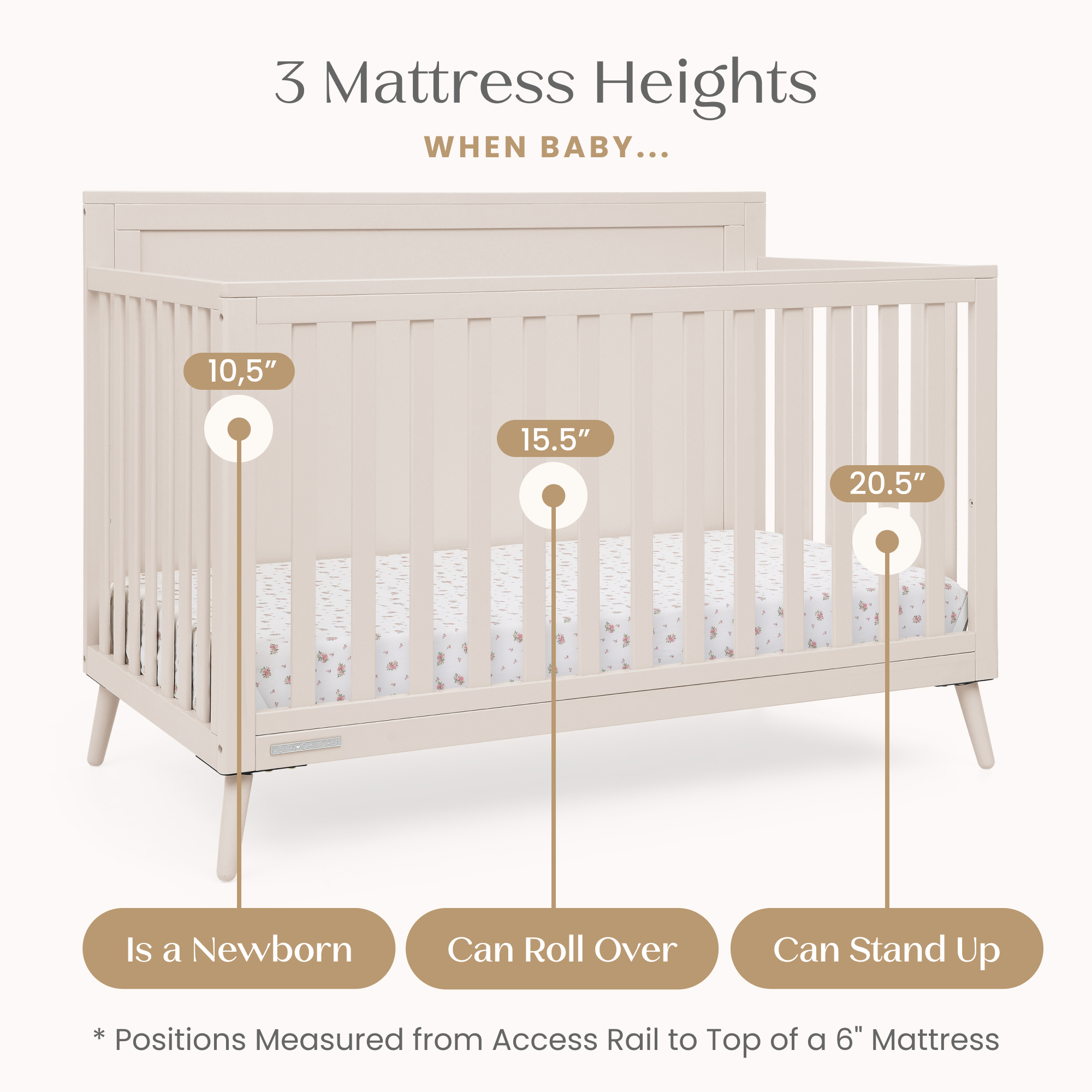 W208150 1560 lola 6in1 crib soft beige callout 104